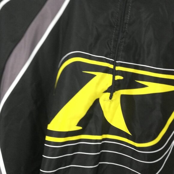Klim 1/4 Zip Pullover Vented Windbreaker Lightweight Jacket Size XXL Flames - Picture 3 of 15